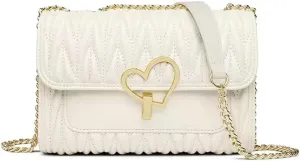 Shoulder Bag for Women Small Crossbody Purse Leather Fashion Handbags with Chain Strap
