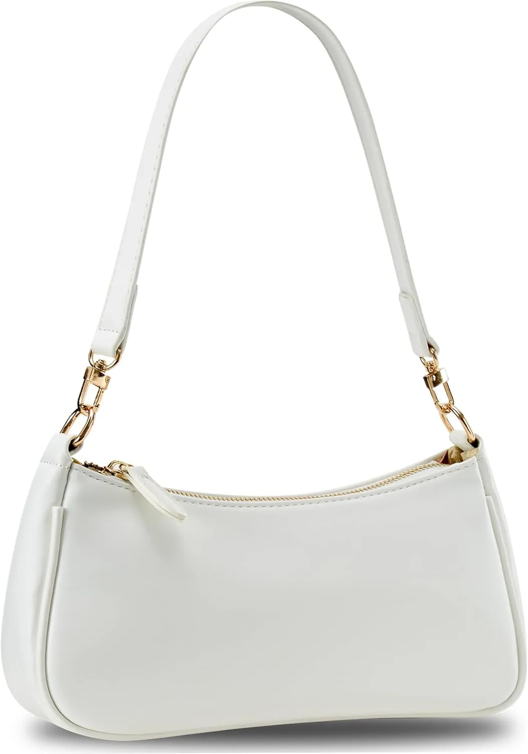 Shoulder Bag for Women Small Purse Classic Clutch Crossbody HandBags Purses with Zipper Closure with 2 Removable Straps