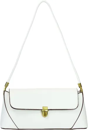 Shoulder Bag for Women Vintage Purse Leather Handbags Small Tote Bags with Buckle Closure