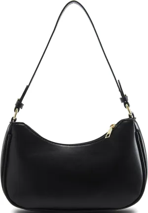 Shoulder Bag for Women Y2K Trendy Hobo Handbags Purse Vegan Leather Clutch Handbag with 2 Adjustable Removable Straps