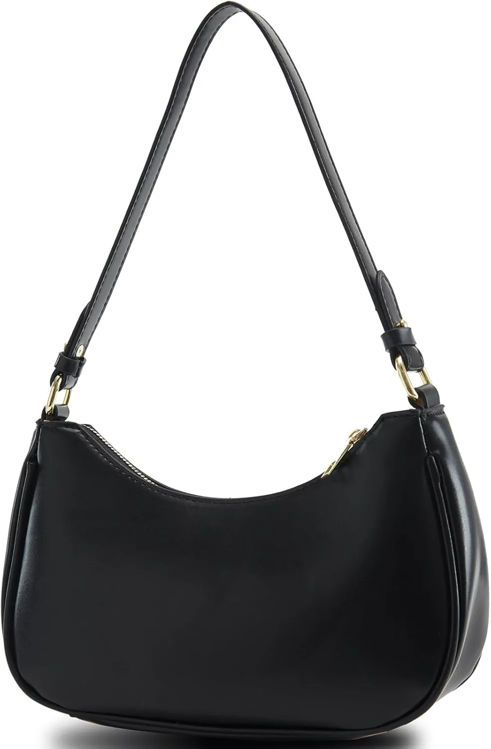 Shoulder Bag for Women Y2K Trendy Hobo Handbags Purse Vegan Leather Clutch Handbag with 2 Adjustable Removable Straps