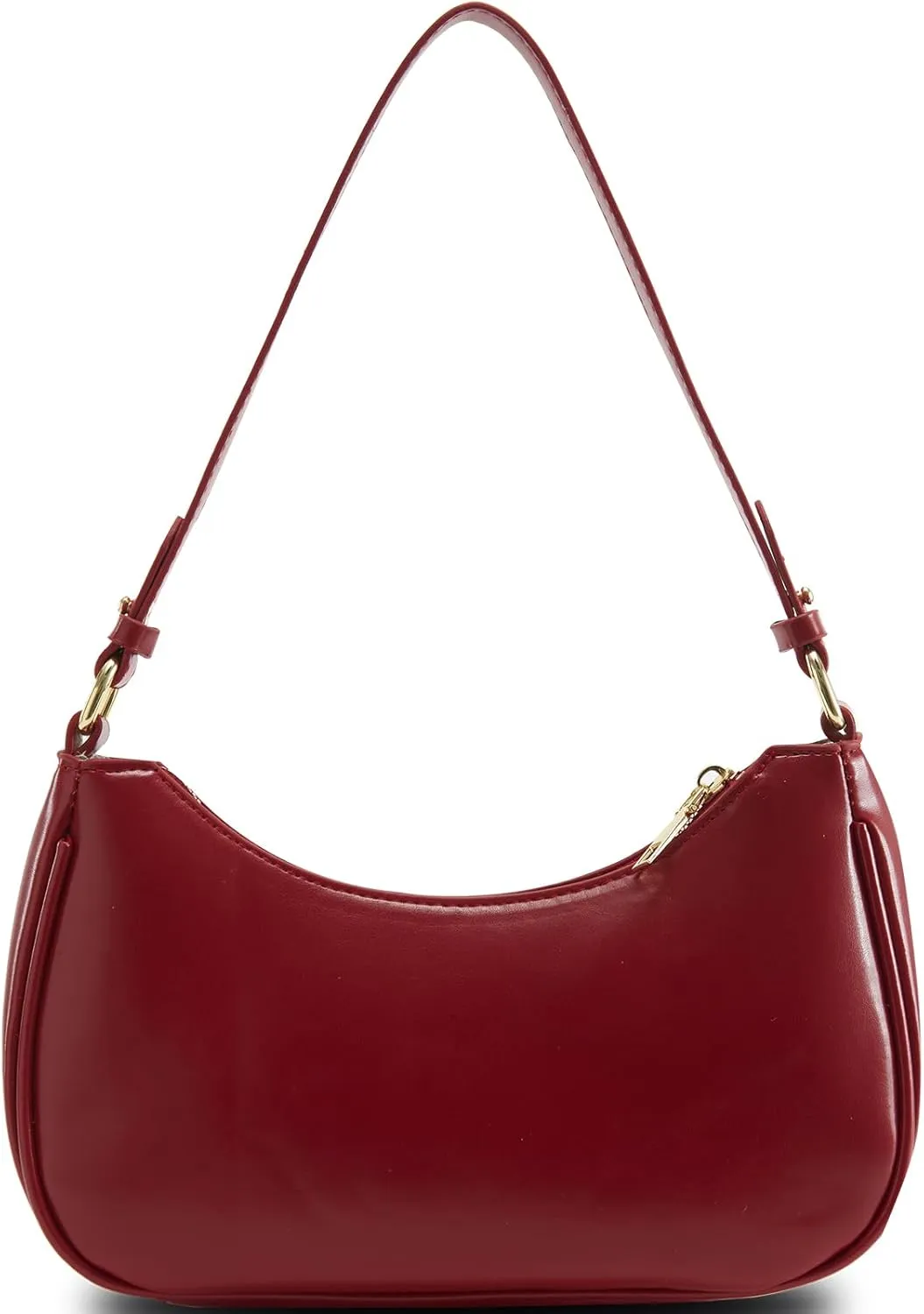 Shoulder Bag for Women Y2K Trendy Hobo Handbags Purse Vegan Leather Clutch Handbag with 2 Adjustable Removable Straps