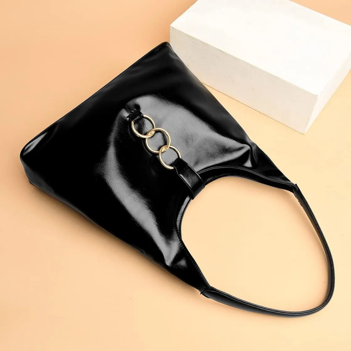 Shoulder Bag Retro Classic Purse Clutch Shoulder Tote HandBag with Zipper Closure for Women