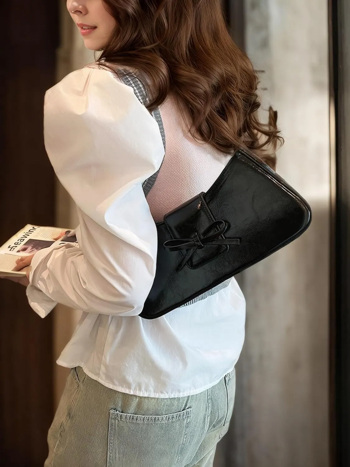 Shoulder Bags for Women Trendy Y2k Hobo Bag Style Small Shoulder Purse Cute Hobo Tote Handbag Clutch Purses