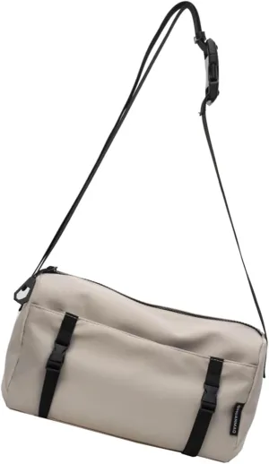 Shoulder Handbag, Men Women Large Capacity Shoulder Bag Fashion Minimalists Solid Color Multi Pockets Crossbody Bag for Daily Use