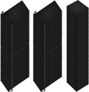 Silkfly 200 Pcs Microfiber Pouch Case Bulk Including 100 Pcs Sunglasses Bag Soft Slim Glasses Pouch and 100 Pcs Eyeglass Cleaning Cloth