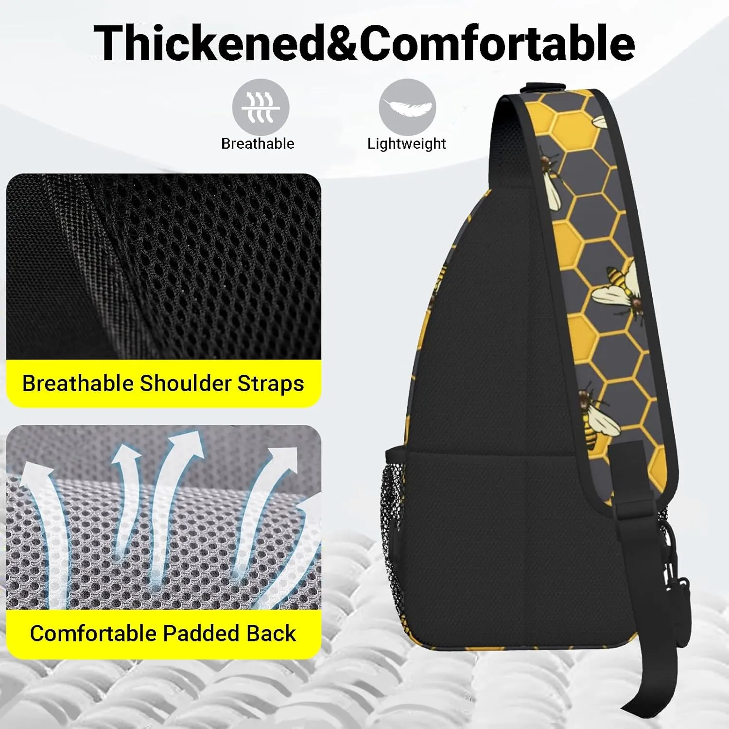 Sling Backpack Trendy Sling Bag Multipurpose Crossbody Sling Travel Hiking Crossbody Shoulder Backpack