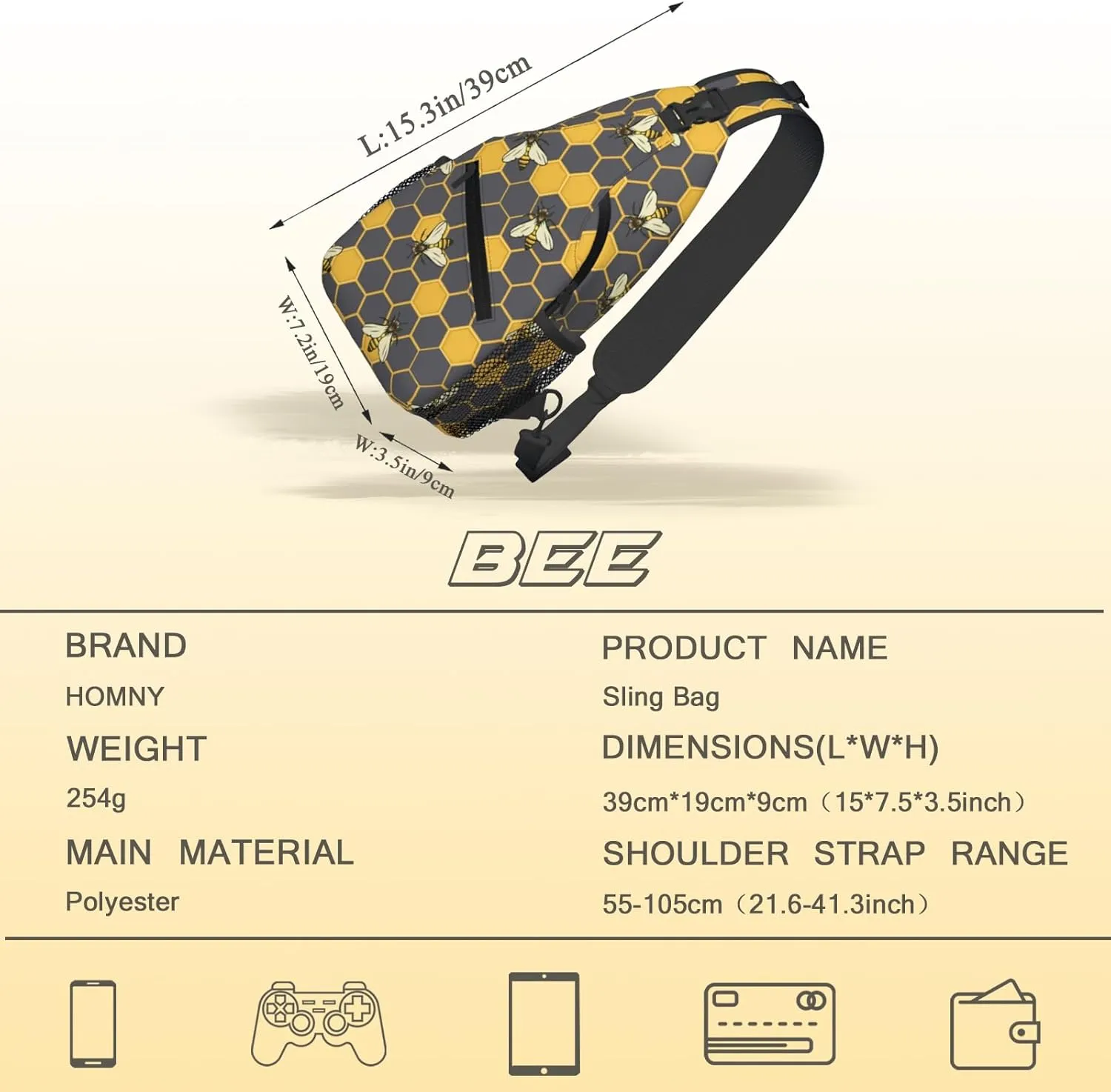 Sling Backpack Trendy Sling Bag Multipurpose Crossbody Sling Travel Hiking Crossbody Shoulder Backpack