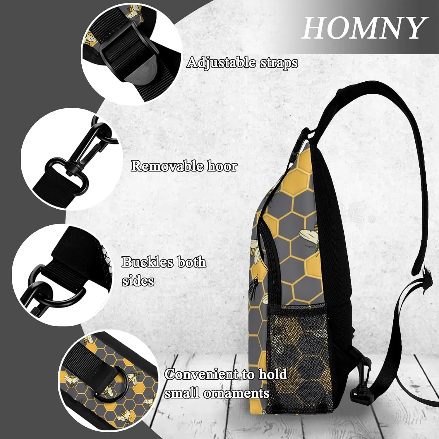 Sling Backpack Trendy Sling Bag Multipurpose Crossbody Sling Travel Hiking Crossbody Shoulder Backpack