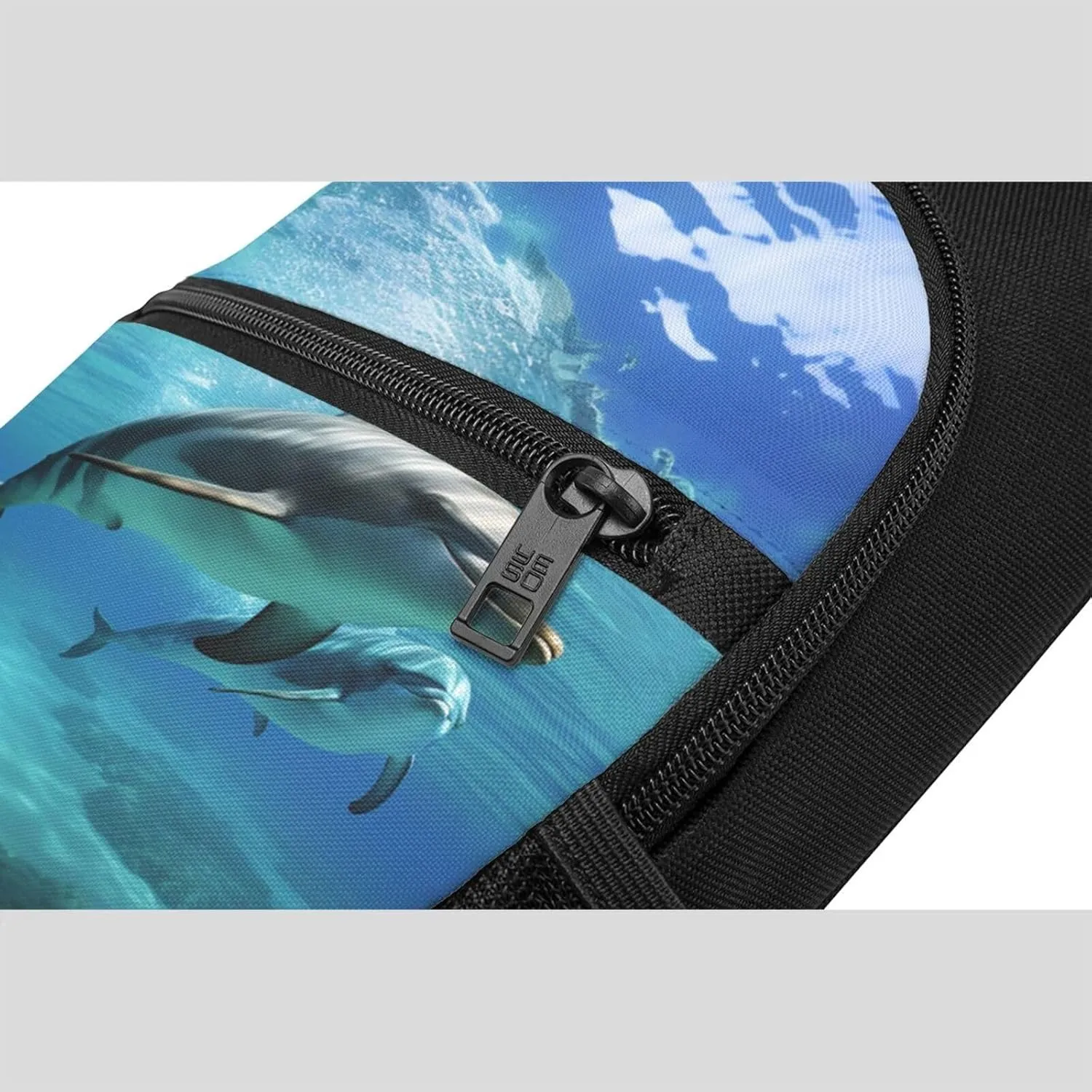 Sling Bag Backpack for Men Women Crossbody Marine dolphin Chest Bag Crossbody Bag for Travel Sport Running