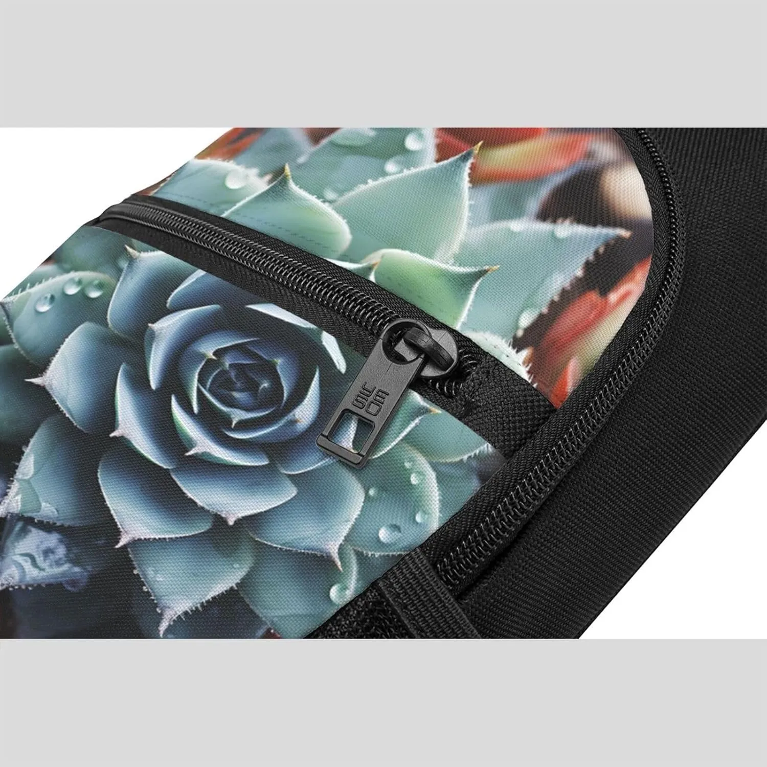 Sling Bag Backpack for Men Women Crossbody Succulent Plant Chest Bag Crossbody Bag for Travel Sport Running