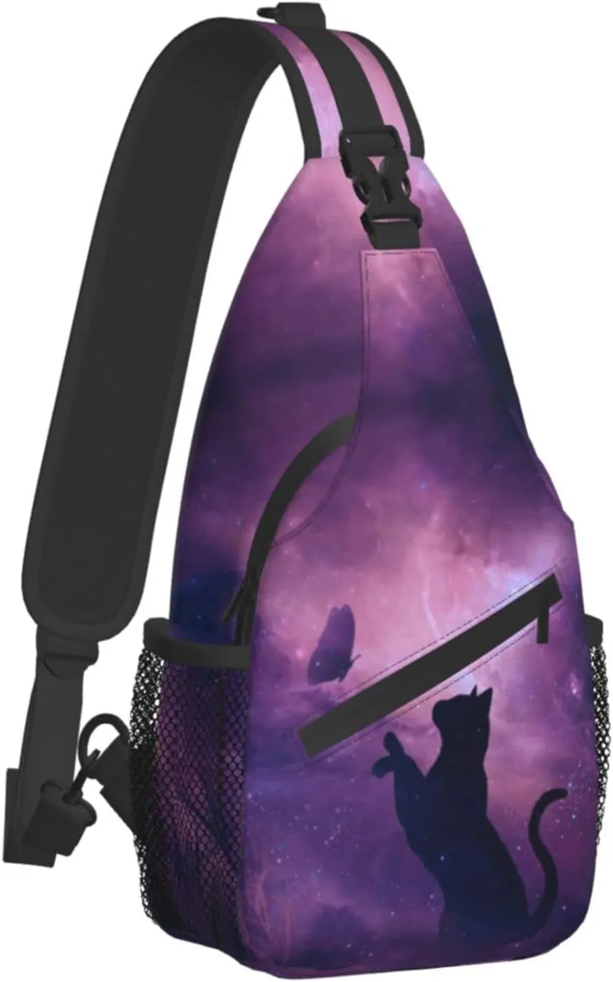 Sling Bag Backpack Women Men Crossbody Shoulder Chest Bag Unisex for Travel Casual Hiking with Adjustable Strap