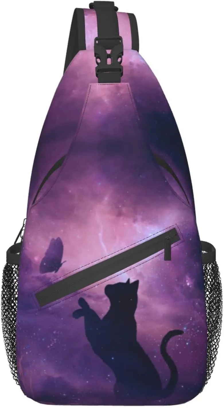 Sling Bag Backpack Women Men Crossbody Shoulder Chest Bag Unisex for Travel Casual Hiking with Adjustable Strap
