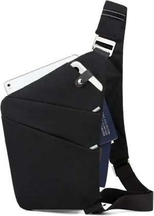 Sling Bag Cross Body Bag, Anti Theft Crossbody Bags for Travel Lightweight Chest Shoulder Bags for Women Men