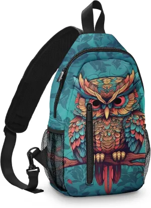 Sling Bag Travel Crossbody Backpack One Shoulder Pack Hiking chest Daypack for Women Waterproof Adjustable