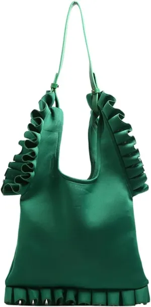 Slouchy Hobo Bags Women Retro Nylon Crossbody Purse Soft Shoulder Bag Cute Satchels Tote Handbags Evening Purse 2024