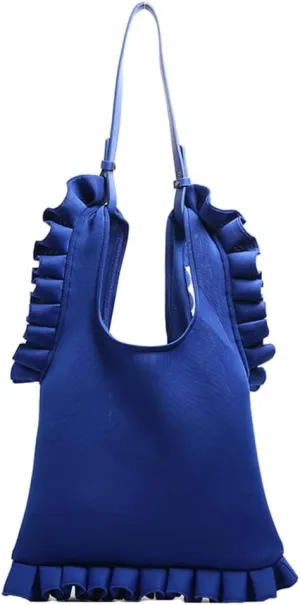 Slouchy Hobo Bags Women Retro Nylon Crossbody Purse Soft Shoulder Bag Cute Satchels Tote Handbags Evening Purse 2024