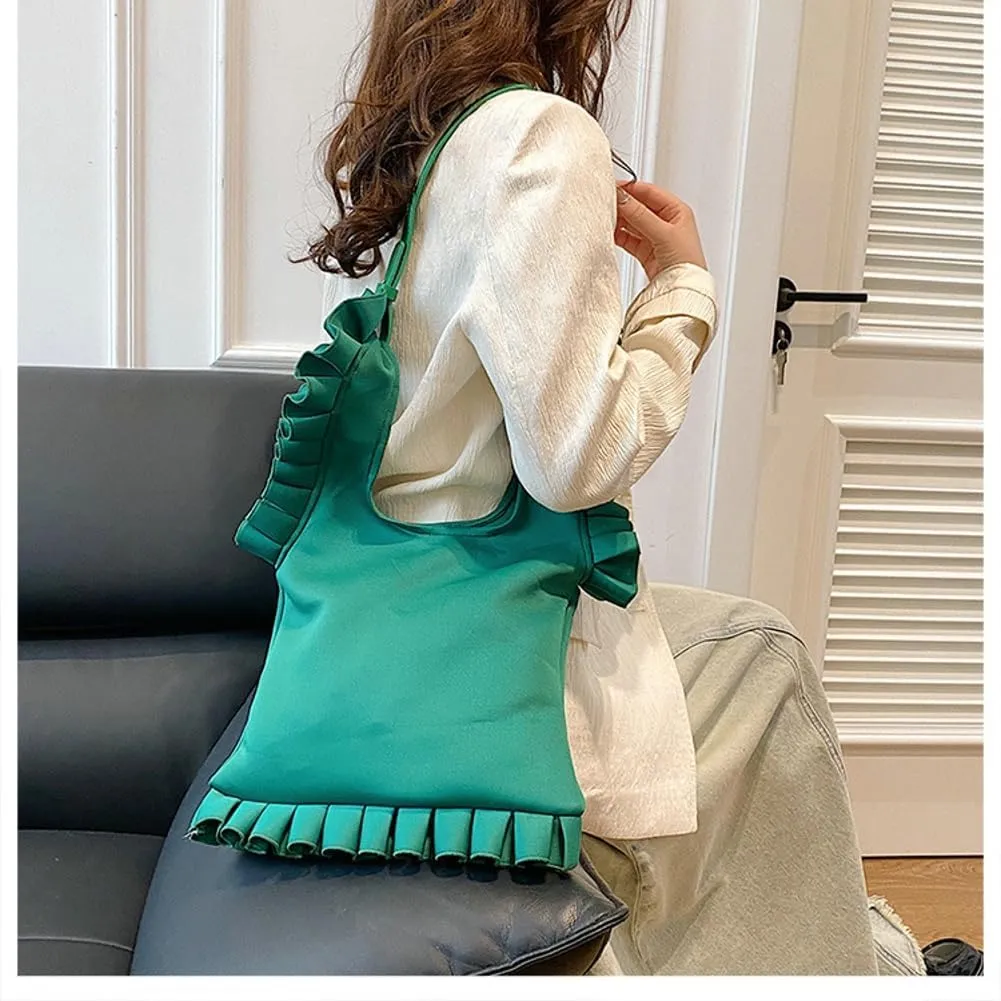 Slouchy Hobo Bags Women Retro Nylon Crossbody Purse Soft Shoulder Bag Cute Satchels Tote Handbags Evening Purse 2024