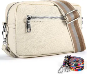Small Crossbody Bag Women,Vegan Leather Shoulder Handbags Wallet Satchel Purse with 2 Adjustable Strap