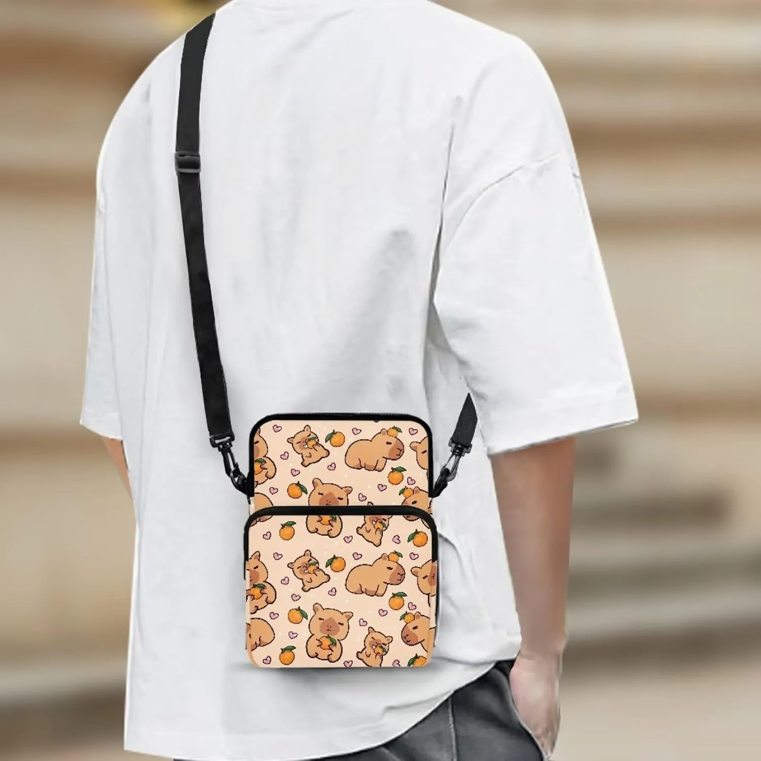 Small Crossbody Bags for Women Men Small Messenger Bag Purses Fanny Pack Wallet Bag Coin Purse Backpack Handbag