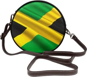 Small Crossbody Bags for Women Round Purses PU Leather Shoulder Bag with Adjustable Strap