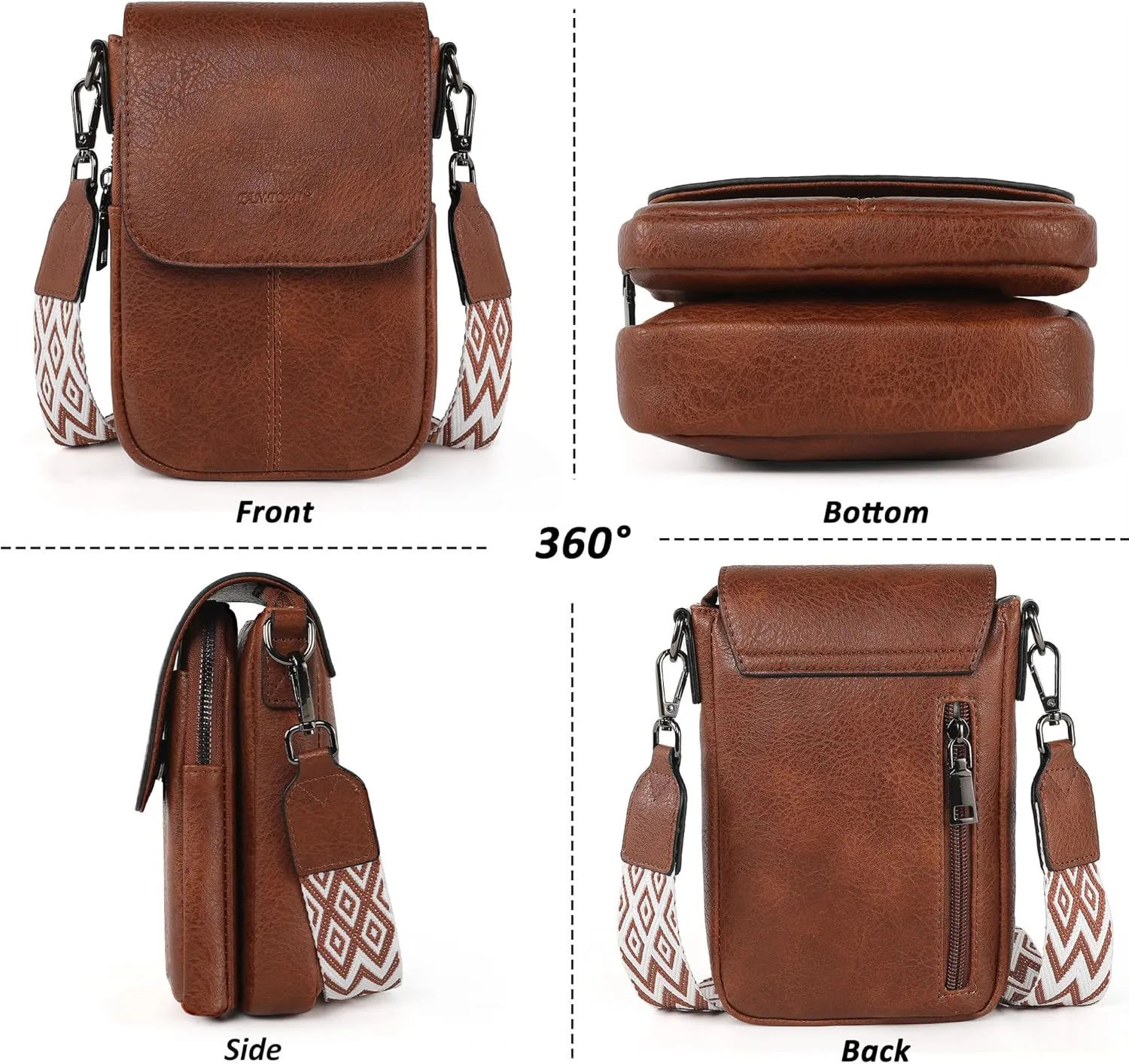 Small Crossbody Bags for Women, Small Purses for Women with Card Slots Phone Purse mit Adjustable Strap