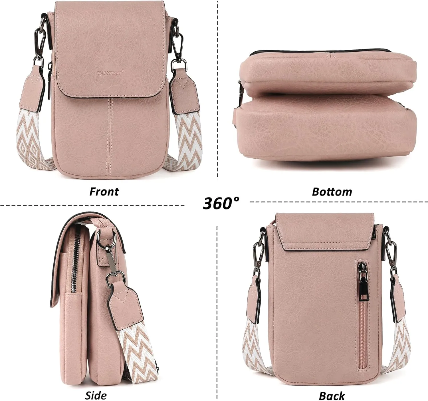 Small Crossbody Bags for Women, Small Purses for Women with Card Slots Phone Purse mit Adjustable Strap