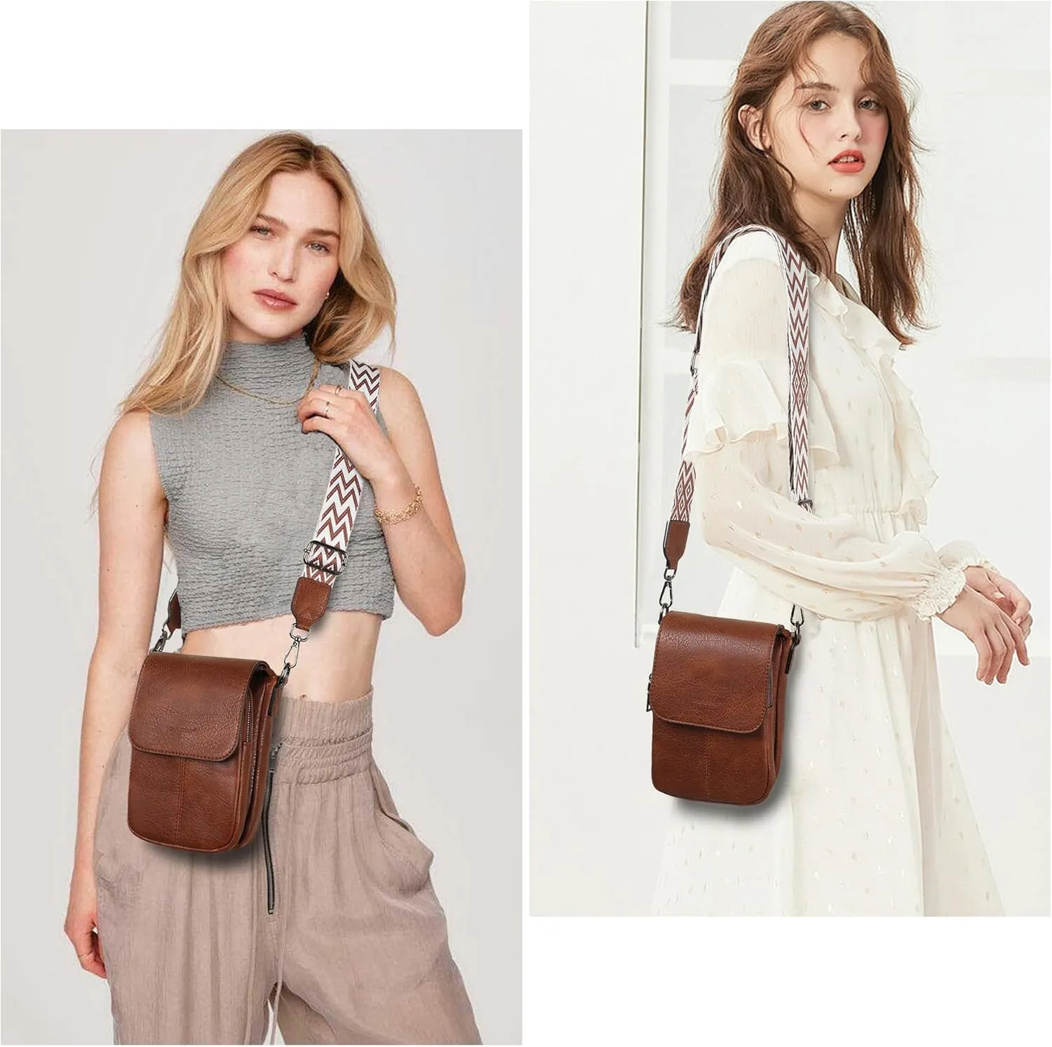 Small Crossbody Bags for Women, Small Purses for Women with Card Slots Phone Purse mit Adjustable Strap