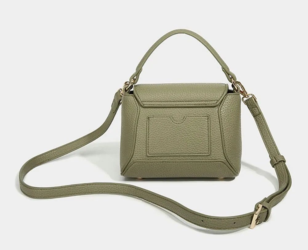 Small Crossbody Bags for Women Trendy Leather Top-handle Handbags Satchels Designer Mini Shoulder Purse with Flap 2025