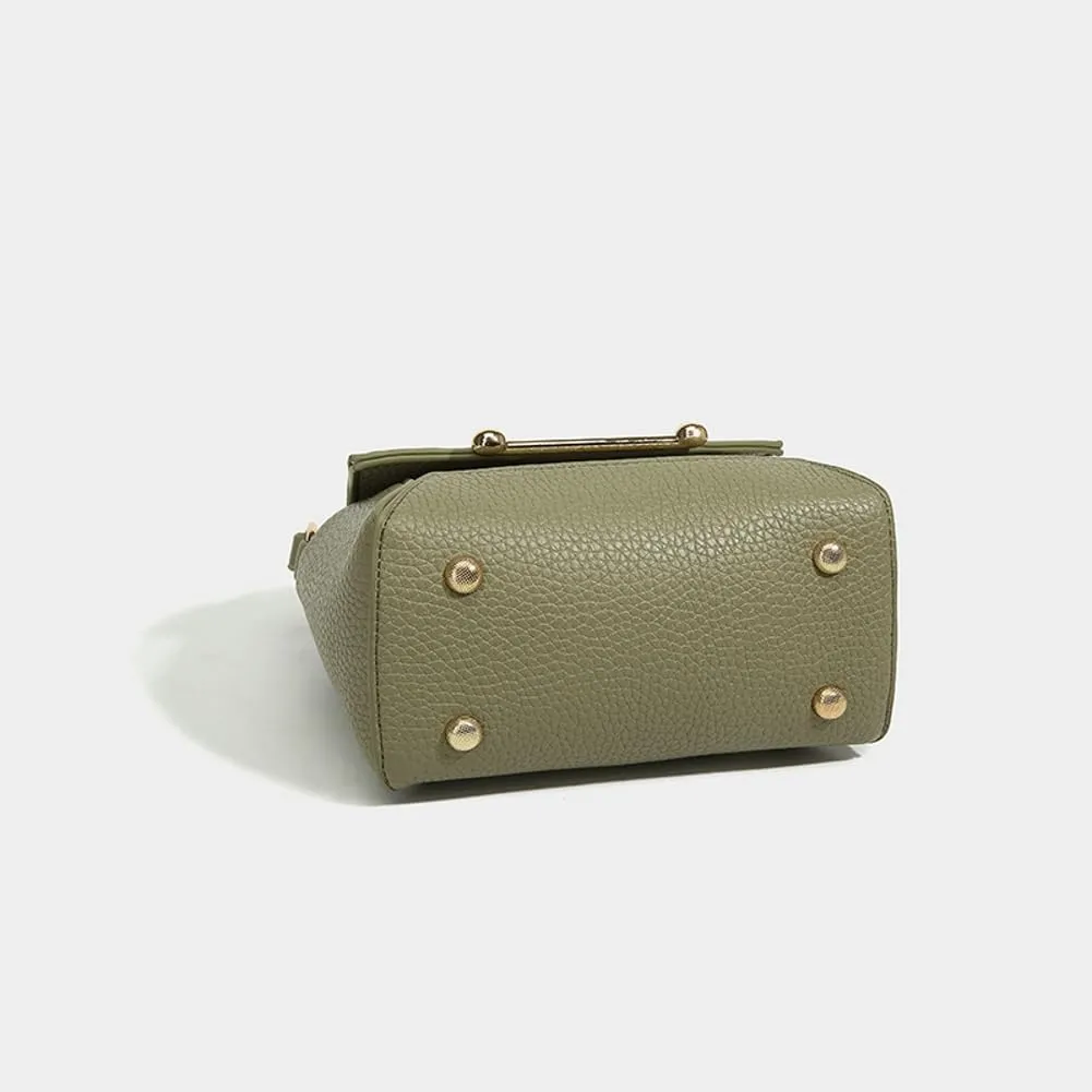 Small Crossbody Bags for Women Trendy Leather Top-handle Handbags Satchels Designer Mini Shoulder Purse with Flap 2025