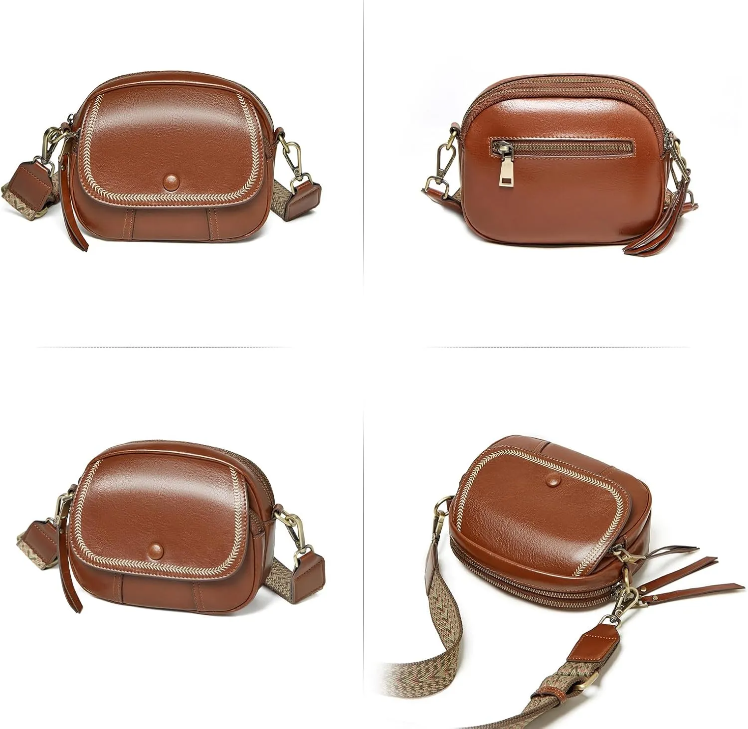 Small Crossbody Bags for women,Soft Leather Cell Phone Purse Lightweight,Little Crossbody Purses Women Trendy with Card slots