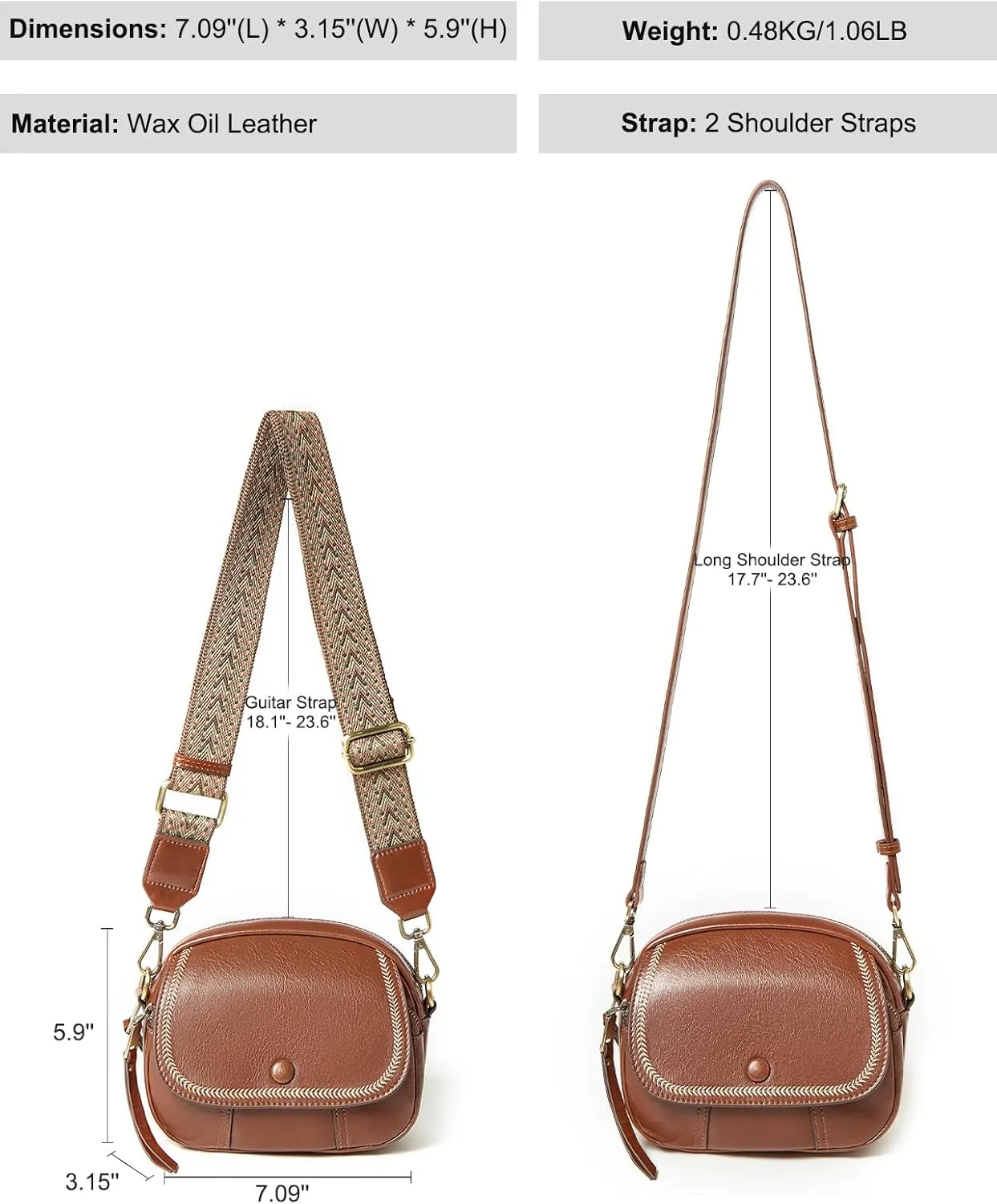 Small Crossbody Bags for women,Soft Leather Cell Phone Purse Lightweight,Little Crossbody Purses Women Trendy with Card slots