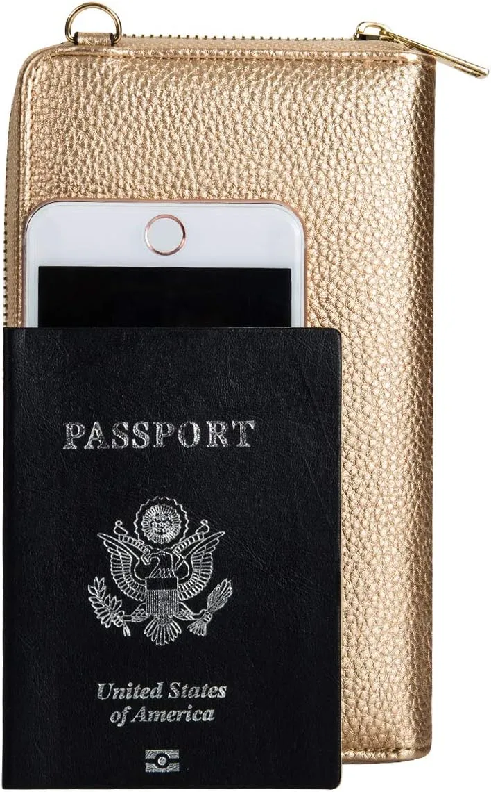 Small Crossbody Purse Cell Phone Wristlet Wallet for Women RFID