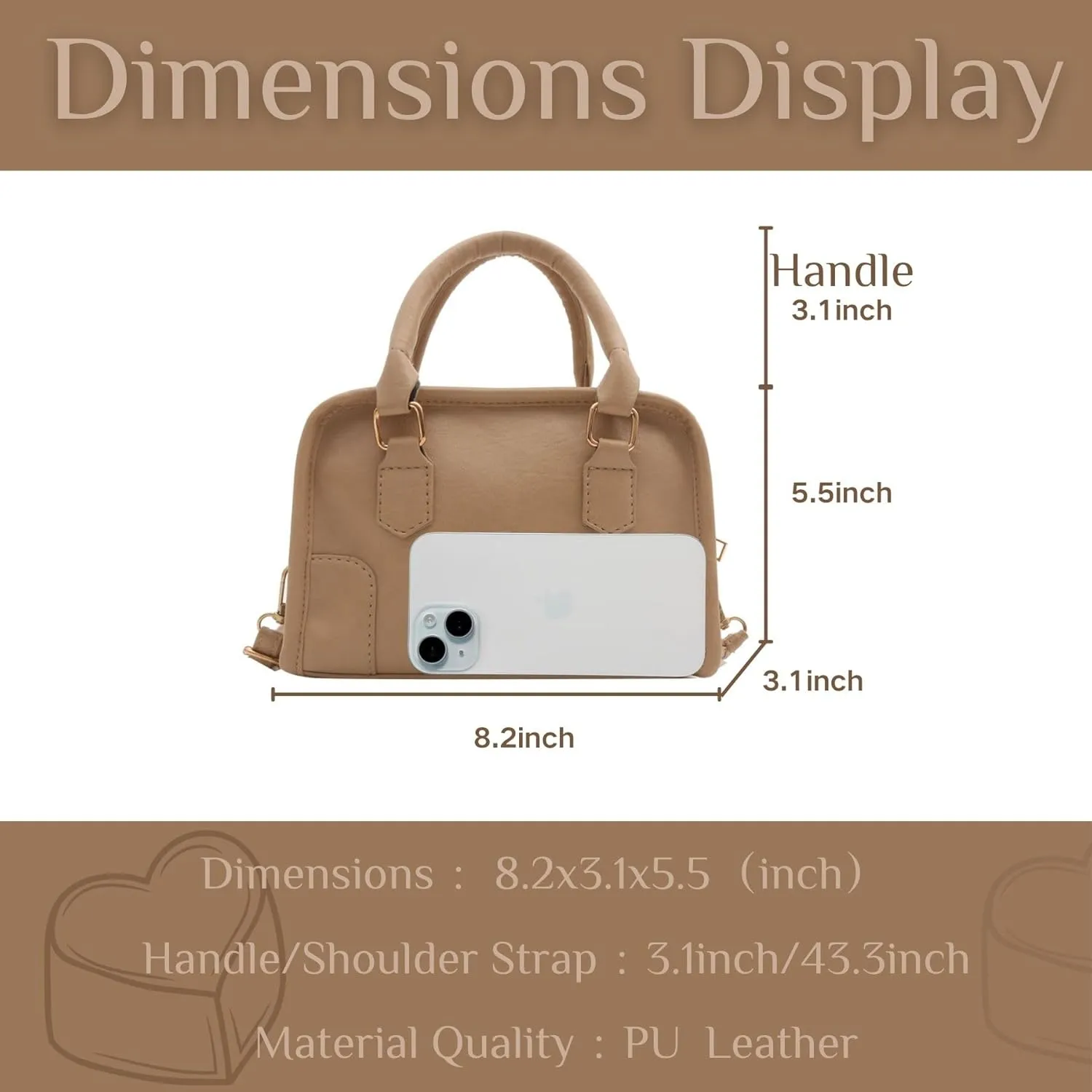 Small Crossbody Satchel Bag for Women Leather Shoulder Handbags