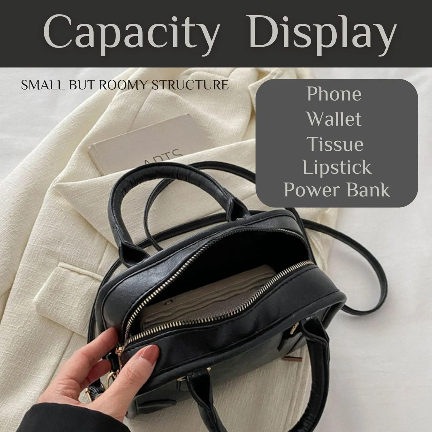 Small Crossbody Satchel Bag for Women Leather Shoulder Handbags