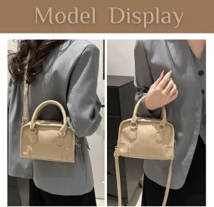 Small Crossbody Satchel Bag for Women Leather Shoulder Handbags
