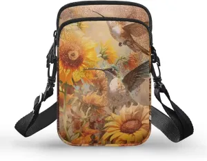 Small Crossbody Wallet Phone Bag Women Mini Crossbody Purse Cell Phone Shoulder Bag Mini Wallet Over Shoulder Strap