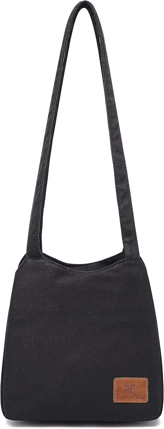 Small Mini Shoulder Bag Hippie Top Zip Canvas Sling Bag Jacquard cloth Handmade Bags