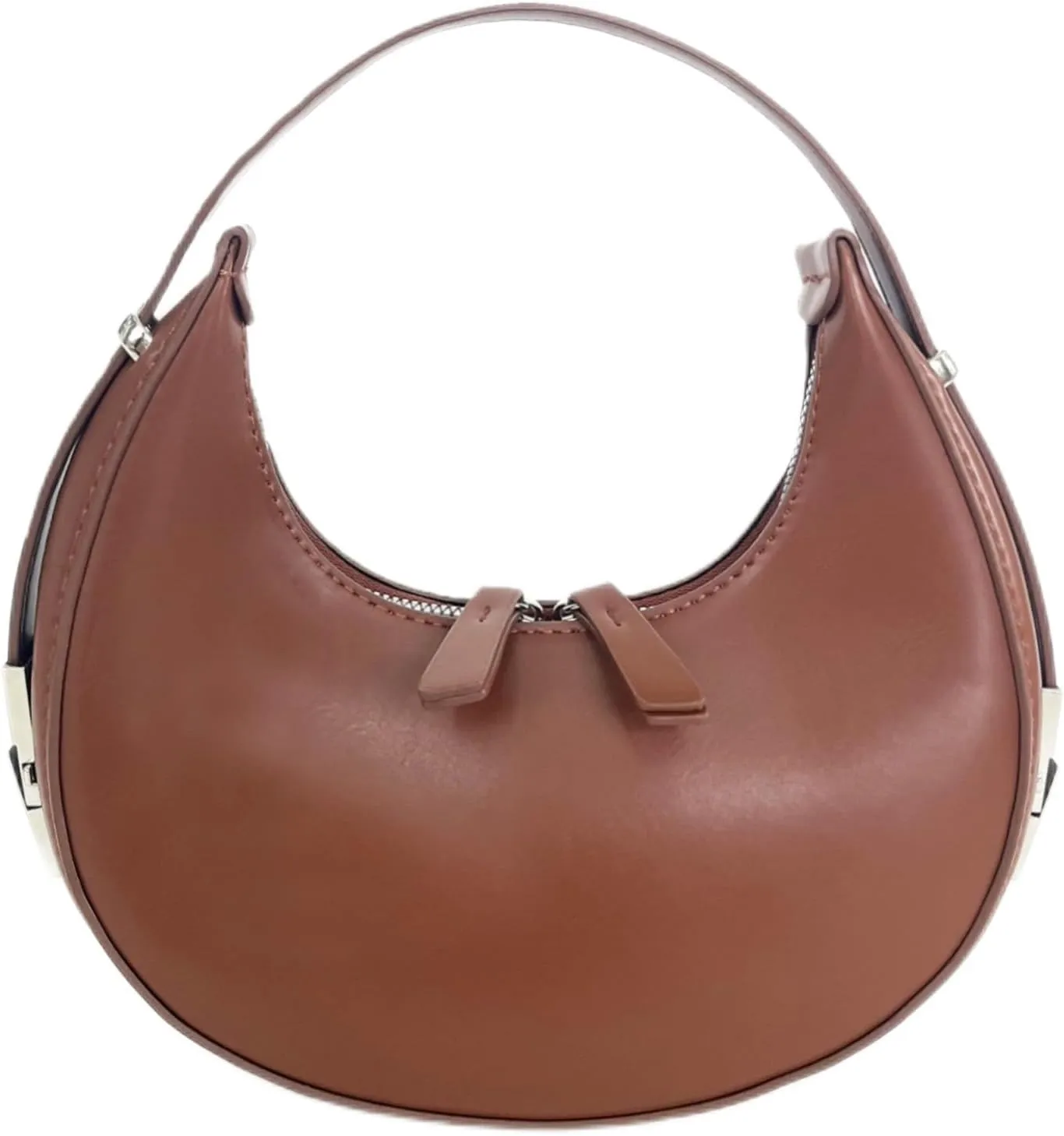 Small Purse for women,Trendy Cute Shoulder Bags Small Clutch Hobo Tote Handbag With Double Zipper Closure
