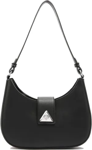 Small Shoulder Purse for Women - Mini Leather Shoulder Bag Little Tote Bag Trendy Hobo Bag with Zipper