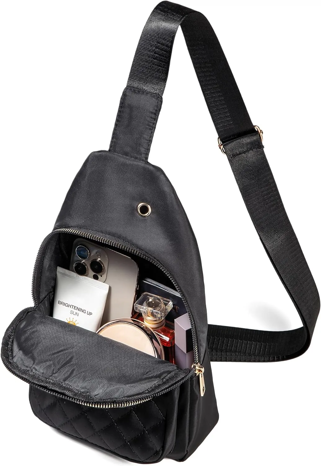 Small Sling Backpack Crossbody Sling Bag, Chest Bag Daypack Fanny Pack Cross Body Bag for Outdoors Hiking Traveling