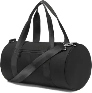 Small Sports Gym Bag 20 Inch for Travel Gym Lightweight Duffel Bag for Travel (Black, 20 Inches)