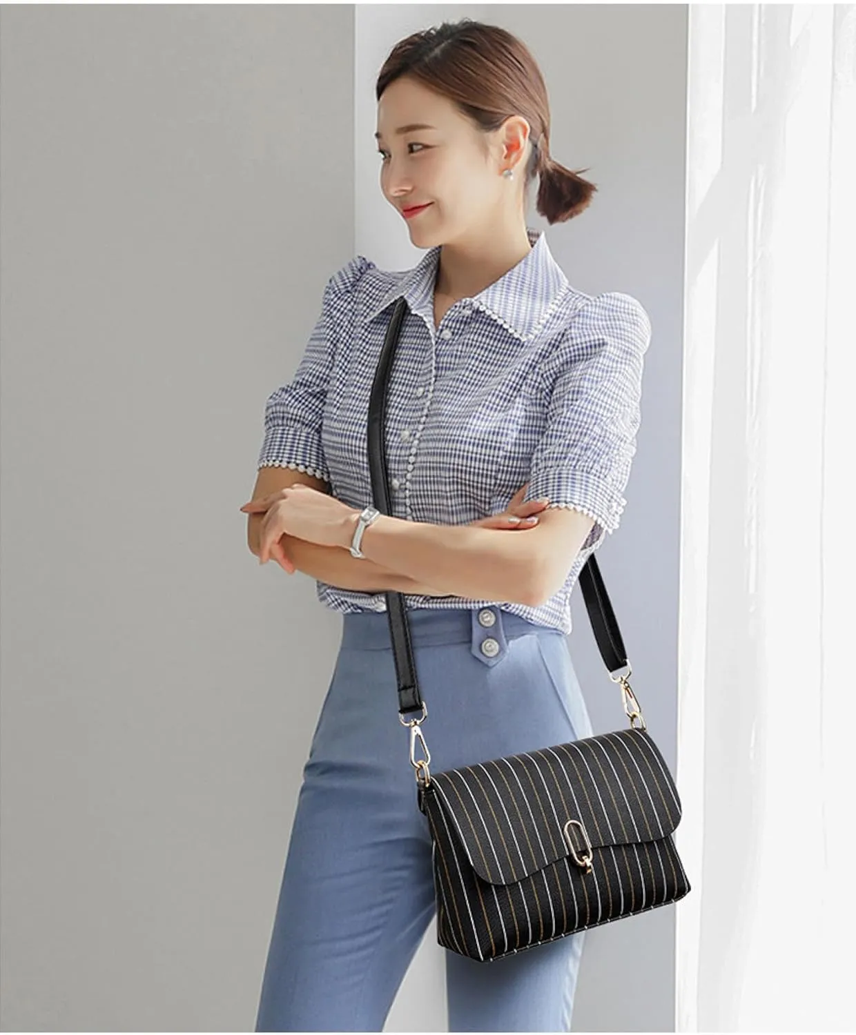 Small Square Bag, Fashion Shoulder Bag, Retro Atmosphere Shoulder Crossbody Bag For Work, Leisure And Travel. CA/Brown