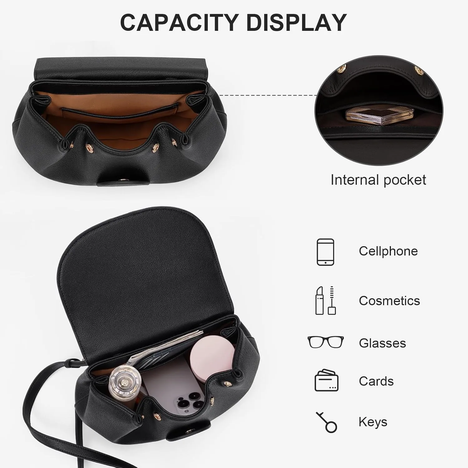 Small Top Handle Bag Crossbody Bags Purses for Women Designer Luxury Mini Faux Leather Shoulder Bag Handbag Satchels