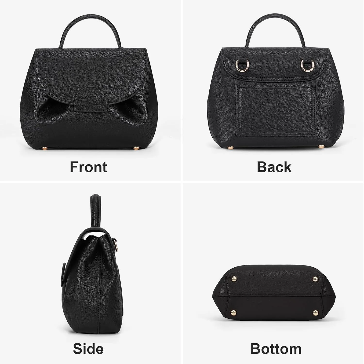 Small Top Handle Bag Crossbody Bags Purses for Women Designer Luxury Mini Faux Leather Shoulder Bag Handbag Satchels