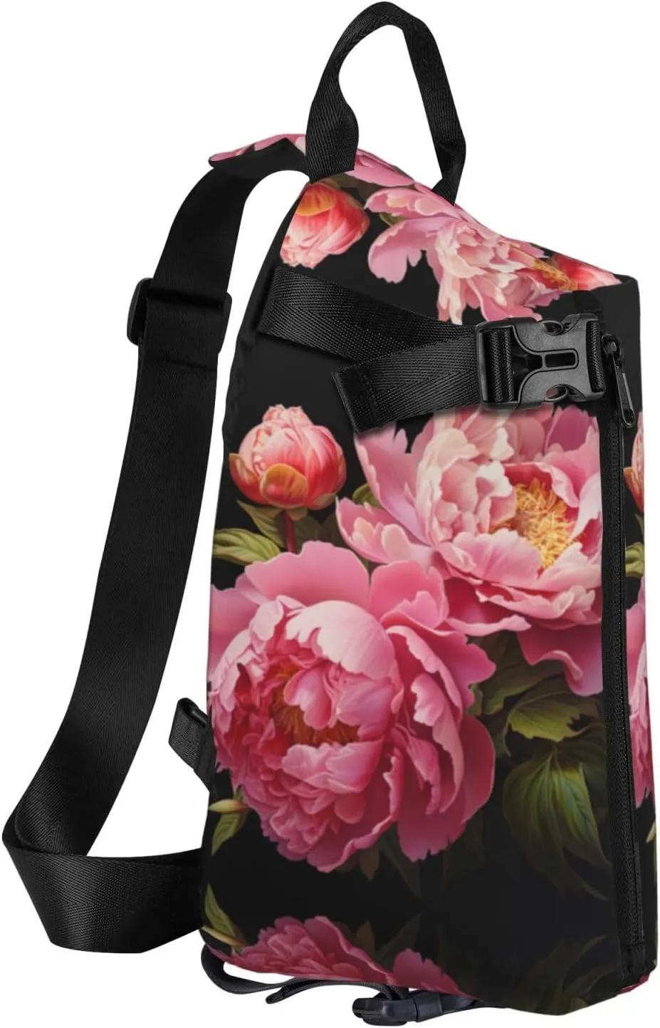 Snowman Christmas Tree Print Lightweight Adjustable Crossbody Backpack Daypack For Men,Women Sling Bag