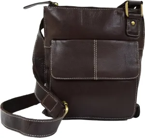 SNUGRUGS Ladies Butter Soft Premium Leather Cross Body Bag with Adjustable Shoulder Strap