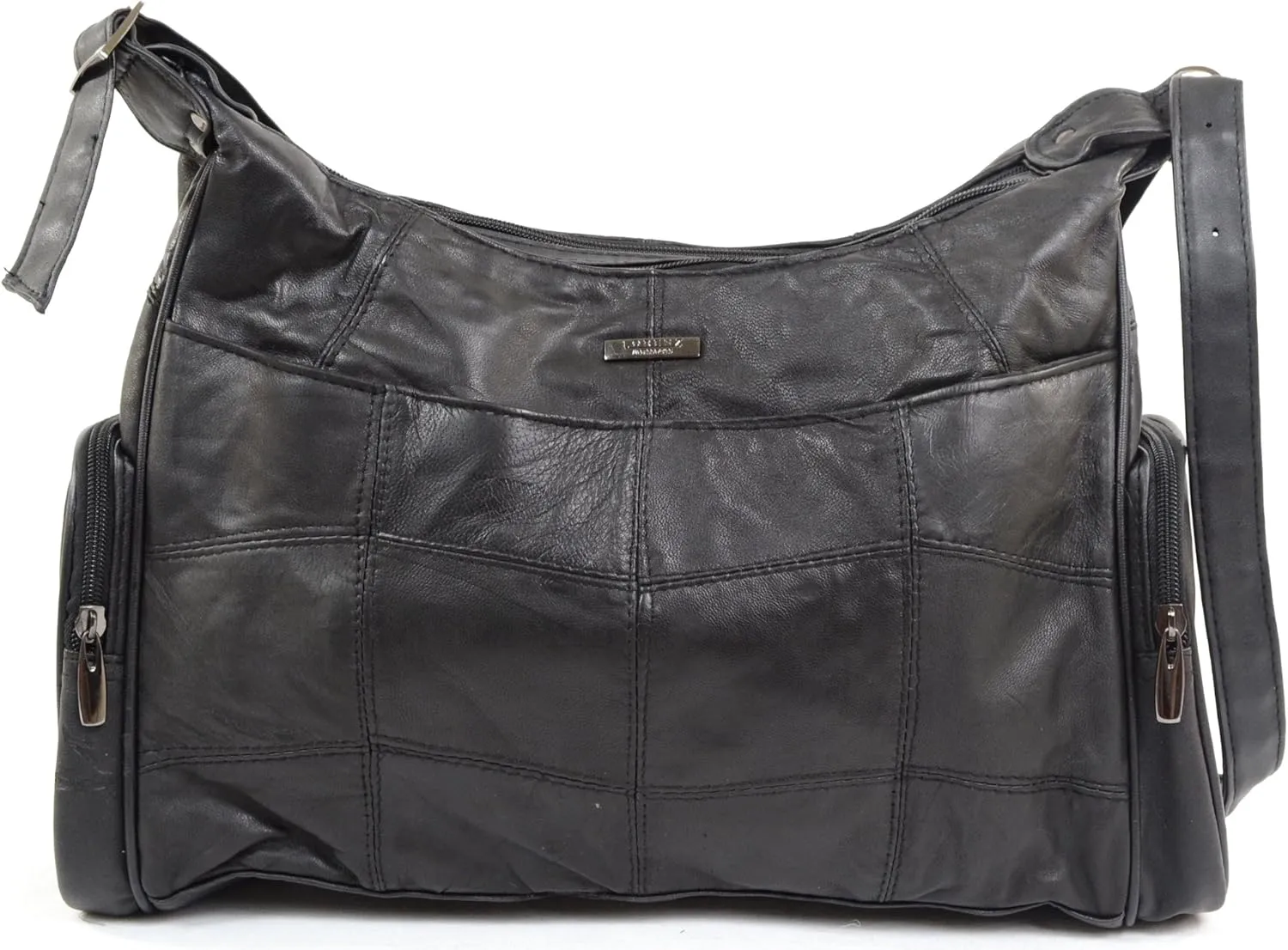 SNUGRUGS Ladies/Womens Soft Nappa Leather Casual Handbag/Shoulder Bag