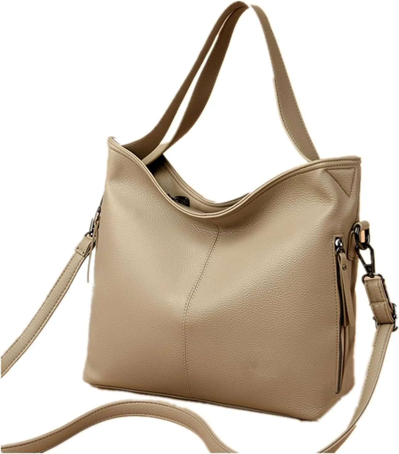 Soft Leather Handbags for Women Crossbody Purses Multi Pockets Messenger Bag Ladies Shoulder Vegan Fashion Leather Tote Bag