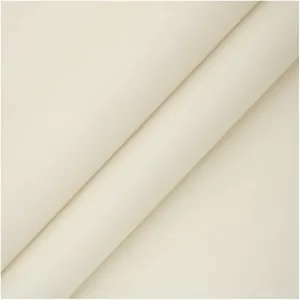 Soft PU Leather Fabric,1.0mm Thick Artificial Material, Suitable for DIY Sewing Crafts Such as Handbags, Interior Decorations(Off-White,1.38X3m)